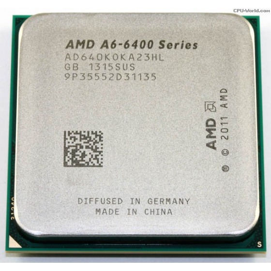 CPU AMD A6 6400K 3.90GHZ BOX Used-Μεταχειρισμένος