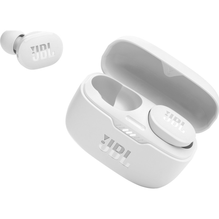 JBL Tune 130NC TWS, True Wireless In-Ear Headphones, NC, Touch-White(JBLT130NCTWSWHT)