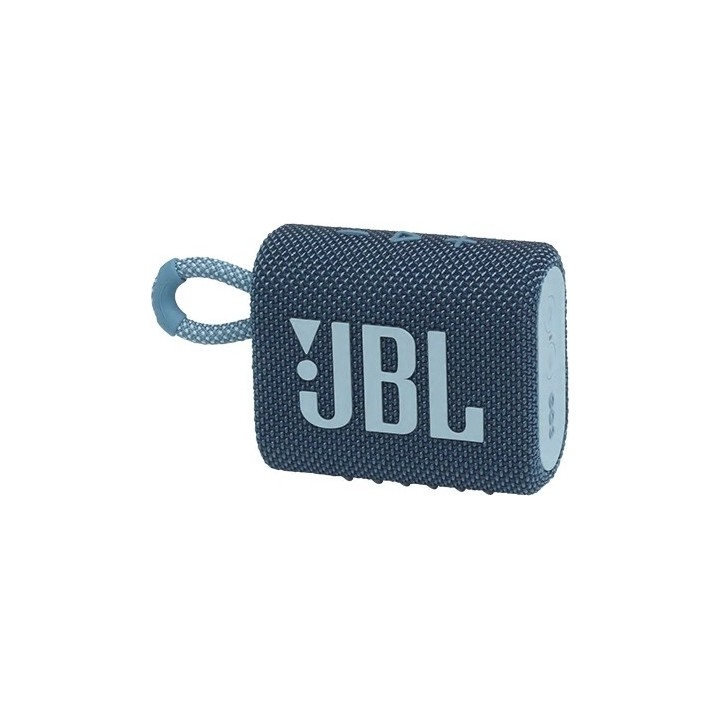 JBL Go 3 Αδιάβροχο Ηχείο Bluetooth 4.2W με 5 ώρες Λειτουργίας Blue(JBLGO3BLU)