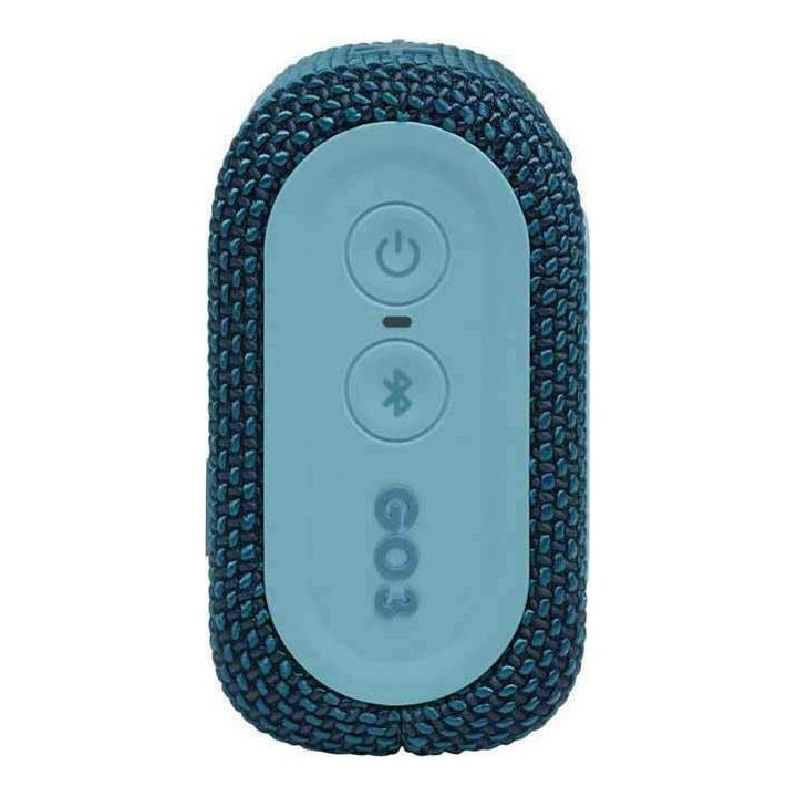 JBL Go 3 Αδιάβροχο Ηχείο Bluetooth 4.2W με 5 ώρες Λειτουργίας Blue(JBLGO3BLU)
