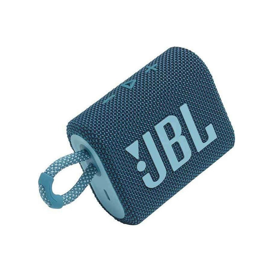 JBL Go 3 Αδιάβροχο Ηχείο Bluetooth 4.2W με 5 ώρες Λειτουργίας Blue(JBLGO3BLU)