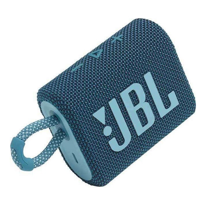 JBL Go 3 Αδιάβροχο Ηχείο Bluetooth 4.2W με 5 ώρες Λειτουργίας Blue(JBLGO3BLU)