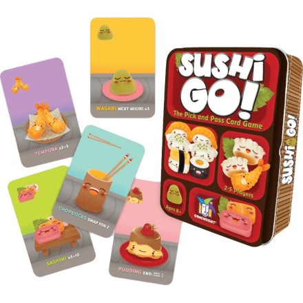 Kaissa Επιτραπέζιο Παιχνίδι Sushi Go για 2-5 Παίκτες 8+ Ετών