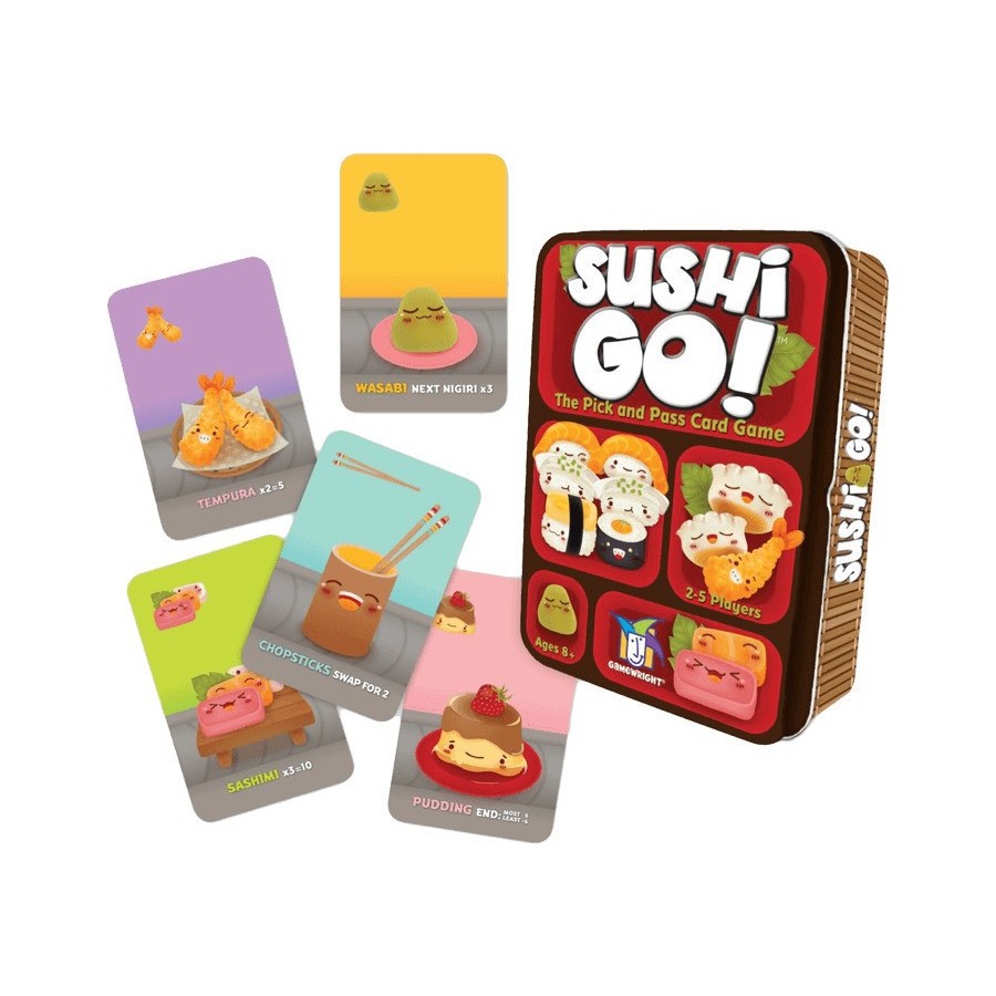 Kaissa Επιτραπέζιο Παιχνίδι Sushi Go για 2-5 Παίκτες 8+ Ετών