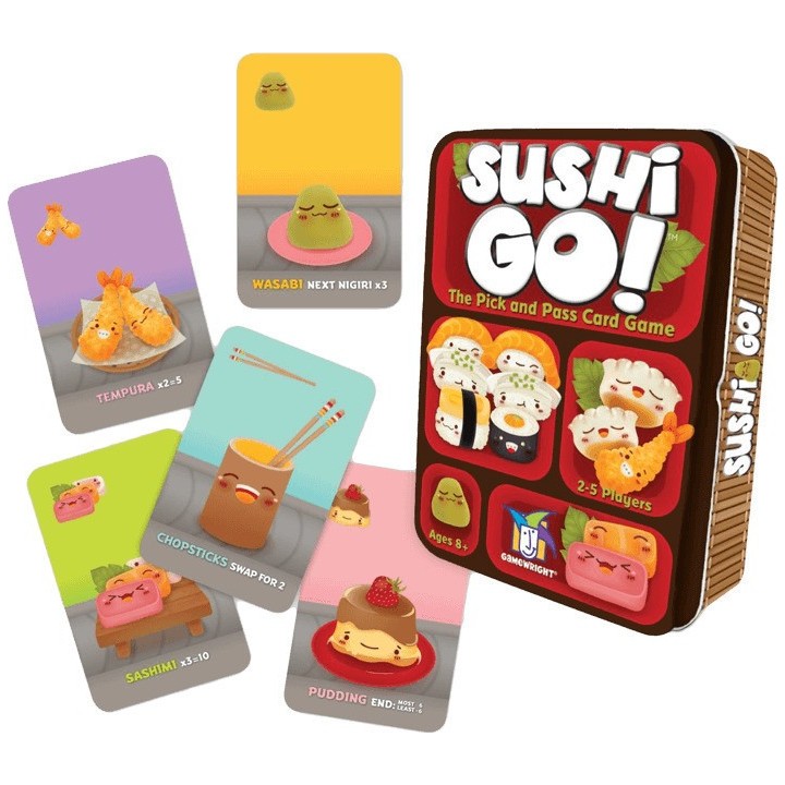 Kaissa Επιτραπέζιο Παιχνίδι Sushi Go για 2-5 Παίκτες 8+ Ετών