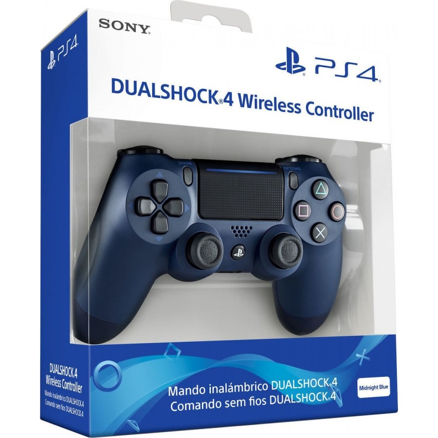 Sony DualShock 4 Controller v2 Ασύρματο για PS4 Μπλε (Midnight Blue)