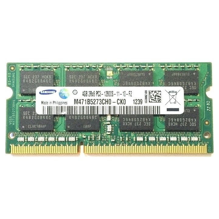 Samsung 4GB DDR3 RAM με Συχνότητα 1600MHz για Laptop(M471B5273CH0-CK0)