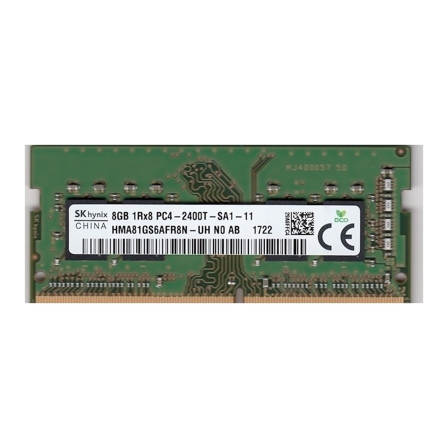 Hynix 8GB DDR4 RAM με Συχνότητα 2400MHz για Laptop( HMA81GS6AFR8N-UH)