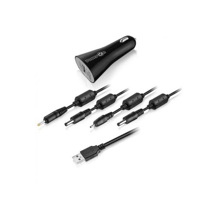 Tablet Adaptor Car Power On 5V 2A 4 Tips