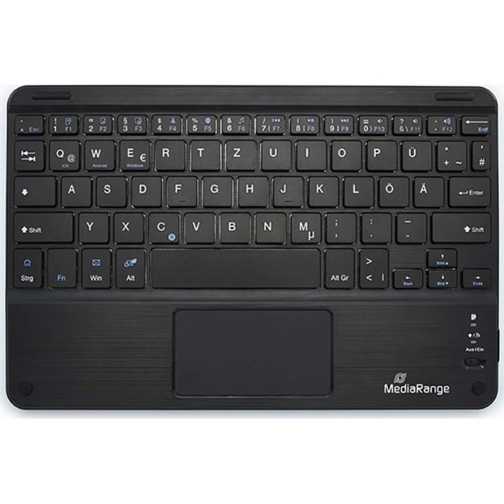MediaRange MROS130-GR Ασύρματο Bluetooth Πληκτρολόγιο με Touchpad Ελληνικό (MROS130-GR)