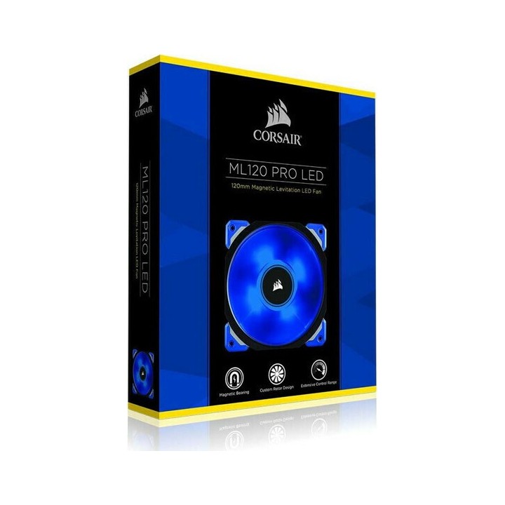 Corsair Ml120 Pro LED Case Fan με Μπλε Φωτισμό και Σύνδεση 4-Pin PWM(CO-9050043-WW)