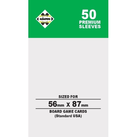 80M SLEEVES 56Χ87 (STANDARD USA) 50 Τμχ