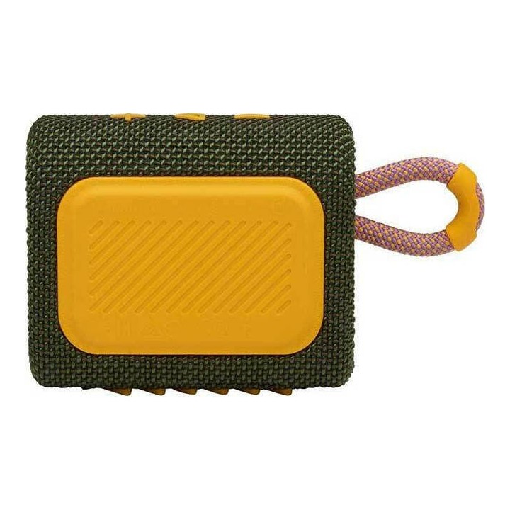 JBL Go 3 Αδιάβροχο Ηχείο Bluetooth 4.2W με 5 ώρες Λειτουργίας Green (JBLGO3GRN)