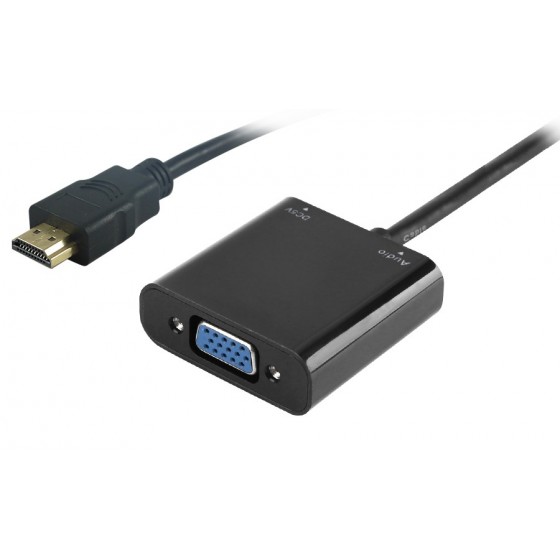 Powertech HDMI male - VGA female με Audio (PTH-025)