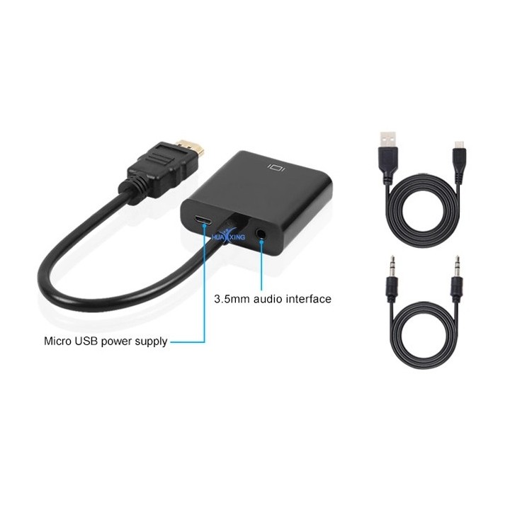 Powertech HDMI male - VGA female με Audio (PTH-025)
