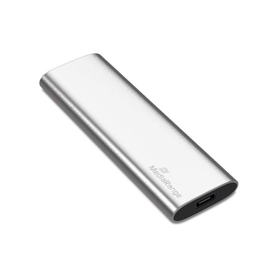 MediaRange Εξωτερικός Σκληρός Δίσκος SSD USB Type-C 240GB (Silver) (MR1101)