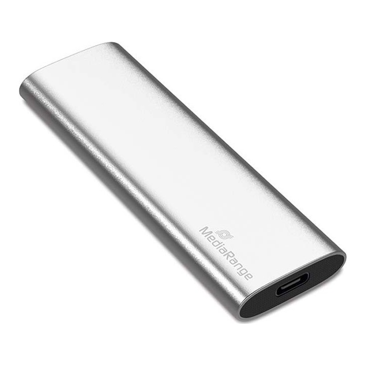 MediaRange Εξωτερικός Σκληρός Δίσκος SSD USB Type-C 240GB (Silver) (MR1101)
