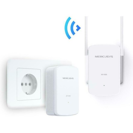 Mercusys AV1000 Gigabit Powerline Wi-Fi Extender Ver1.0 (MP510 KIT) (MERMP510KIT)