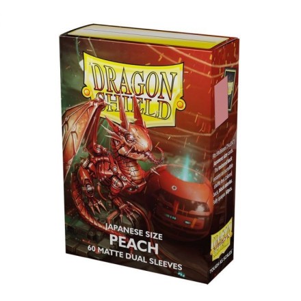DRAGON SHIELD JAPANESE MATTE DUAL SLEEVES PEACH(ART15153)