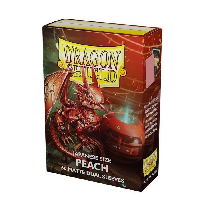 DRAGON SHIELD JAPANESE MATTE DUAL SLEEVES PEACH(ART15153)