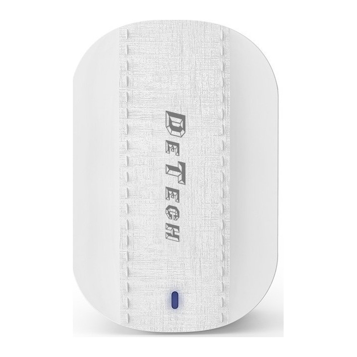 De Tech Φορτιστής Χωρίς Καλώδιο με 2 Θύρες USB-A Λευκός (DE-15)40095