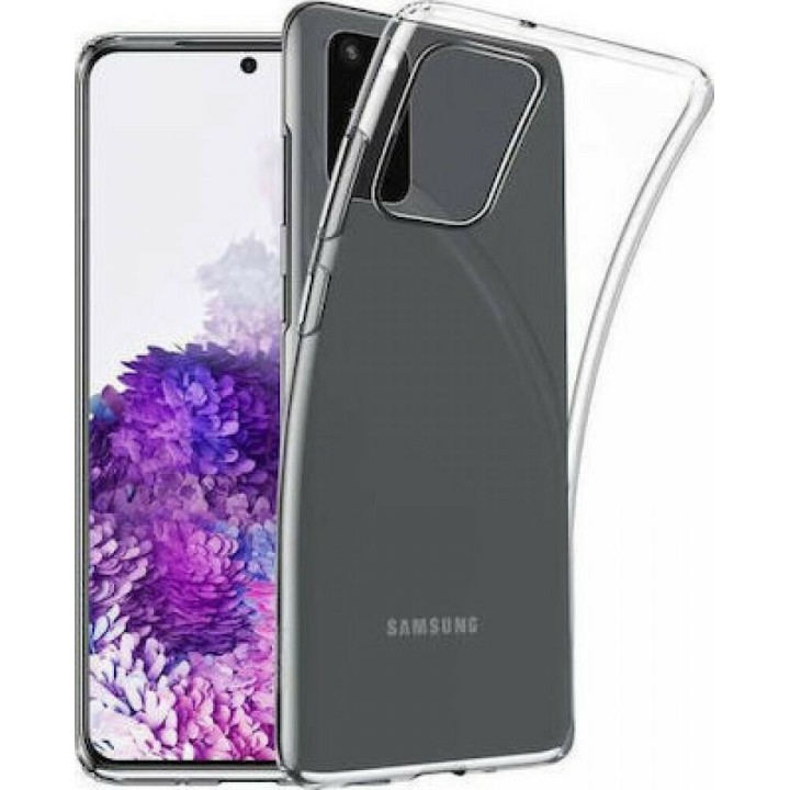 Θήκη σιλικόνης για το Samsung Galaxy S20 Plus, Slim, Διάφανη (51702)