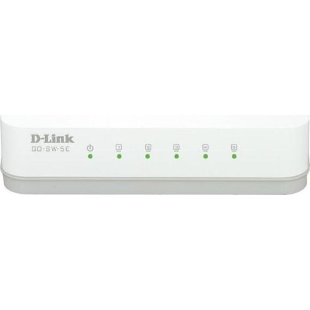 D-Link GO-SW-5E Unmanaged L2 Switch με 5 Θύρες Ethernet 10/100/1000