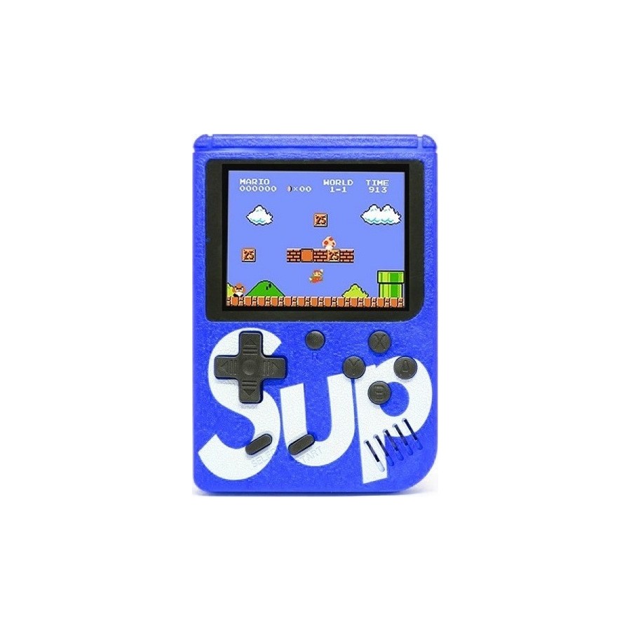 Ηλεκτρονική Παιδική Κονσόλα Χειρός Mini 8-Bit Μπλε για 6+ Ετών