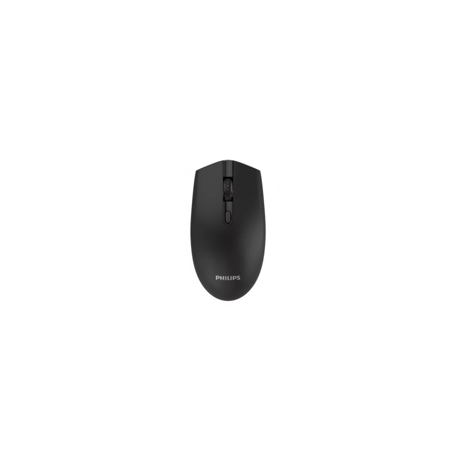 PHILIPS SPT6324 Μαύρο, Ασύρματο σετ ποντίκι & πληκτρολόγιο USB, αθόρυβο, EN/GR χαρακτήρες