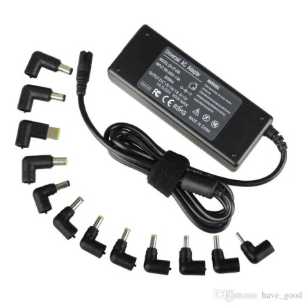 Universal Φορτιστής Laptop 90W με Καλώδιο Τροφοδοσίας και με 12 σετ βυσμάτων