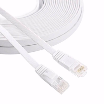 Καλώδιο Δικτύου CAT6, 1.5m, DeTech, Πλακέ