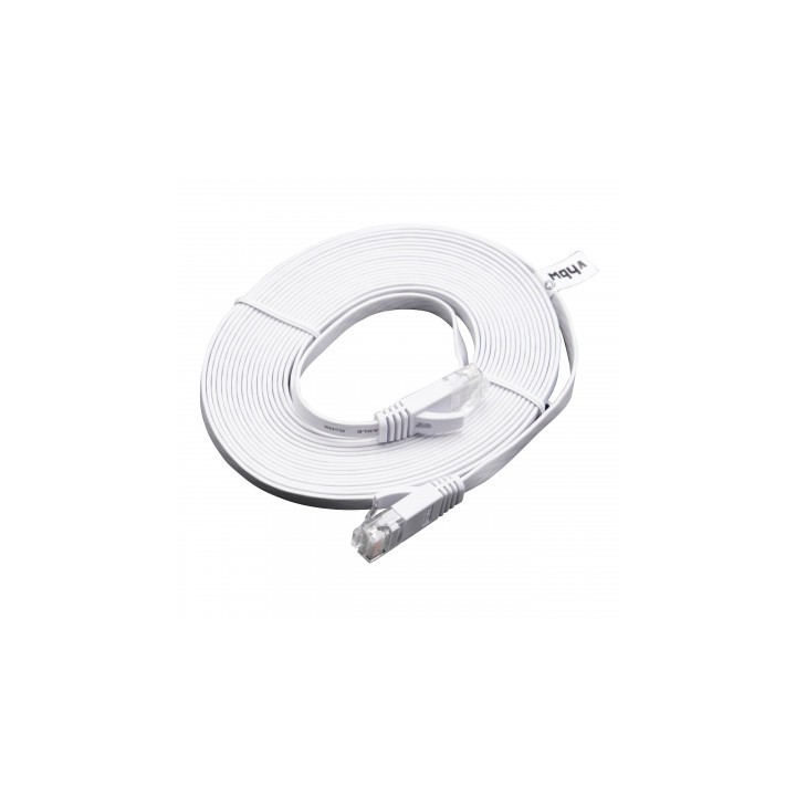 Καλώδιο Δικτύου CAT6, 1.5m, DeTech, Πλακέ