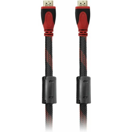 De Tech HDMI 1.4 Braided Cable HDMI male - HDMI male 25m Κόκκινο (18312)
