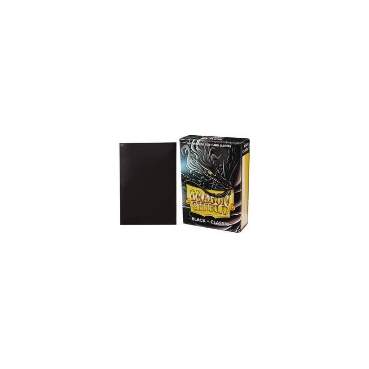 DRAGON SHIELD SMALL SIZE BLACK SLEEVES 60-CT