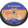 Verbatim Εγγράψιμα DVD-R 4.7GB 10τμχ(43523)