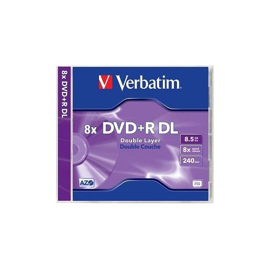 Verbatim Εγγράψιμα DVD+R Dual Layer 8.5GB 1 Τεμάχιο(43540)