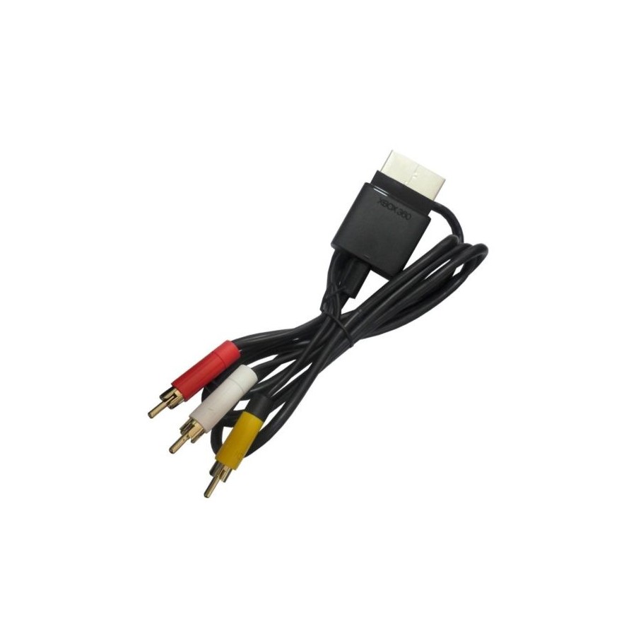 Composite Audio Video Cable AV 3 RCA HD TV Video Composite Cord Optical Cable for Xbox 360 1.8 Μέτρα Microsoft (X821376-002)