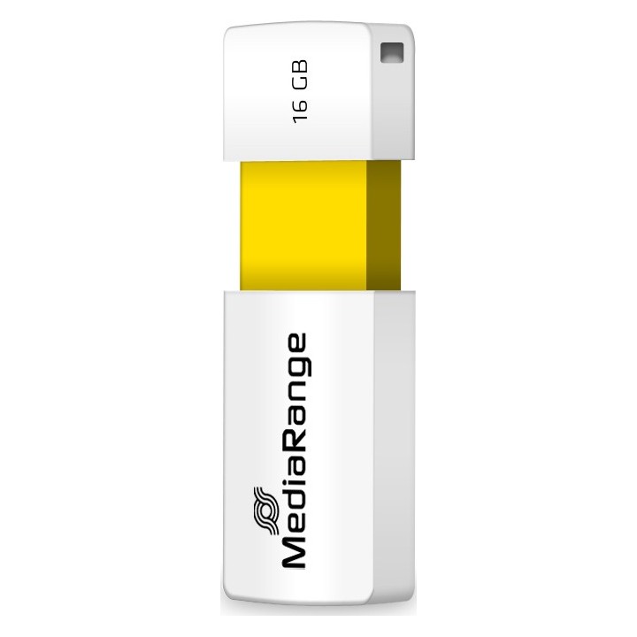 MediaRange USB 2.0 Flash Drive Color Edition 16GB (Yellow) (MR972)