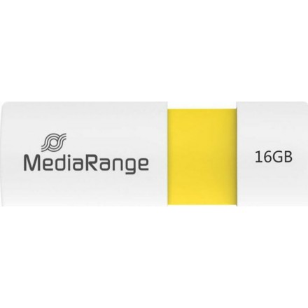 MediaRange USB 2.0 Flash Drive Color Edition 16GB (Yellow) (MR972)