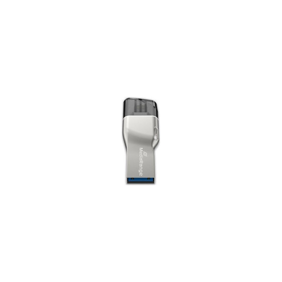 MediaRange USB 3.0 Combo Flash Drive with Apple Lightning plug 16GB (MR981)