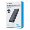 ORICO θήκη για Μ.2 B key SSD M2PF-C3, USB 3.1, 5Gbps, έως 2TB, μαύρο