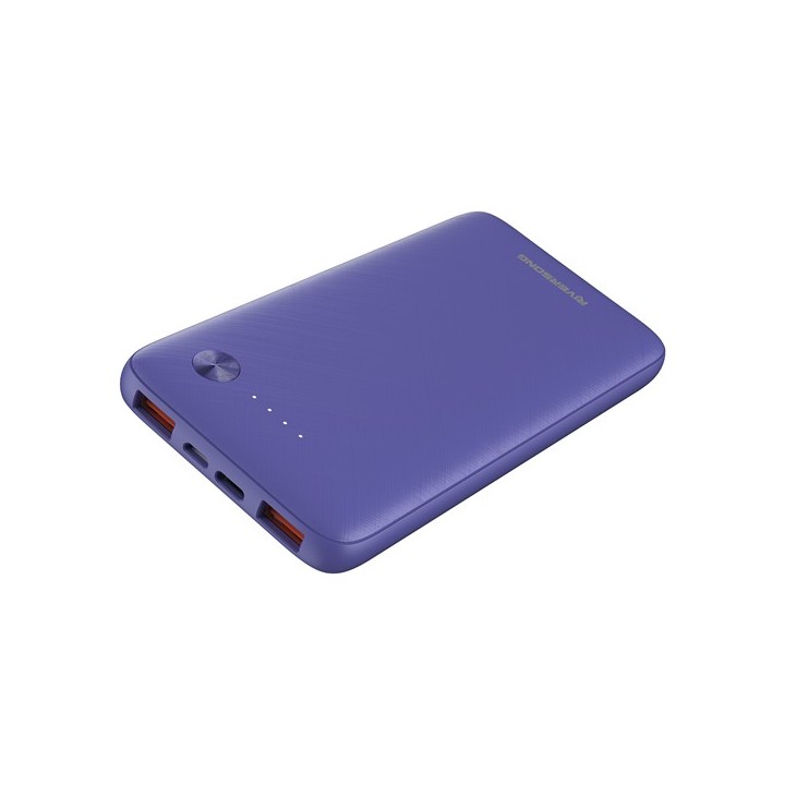 Riversong Horizon 10 Power Bank 10000mAh με 2 Θύρες USB-A Μωβ(PB30PU)