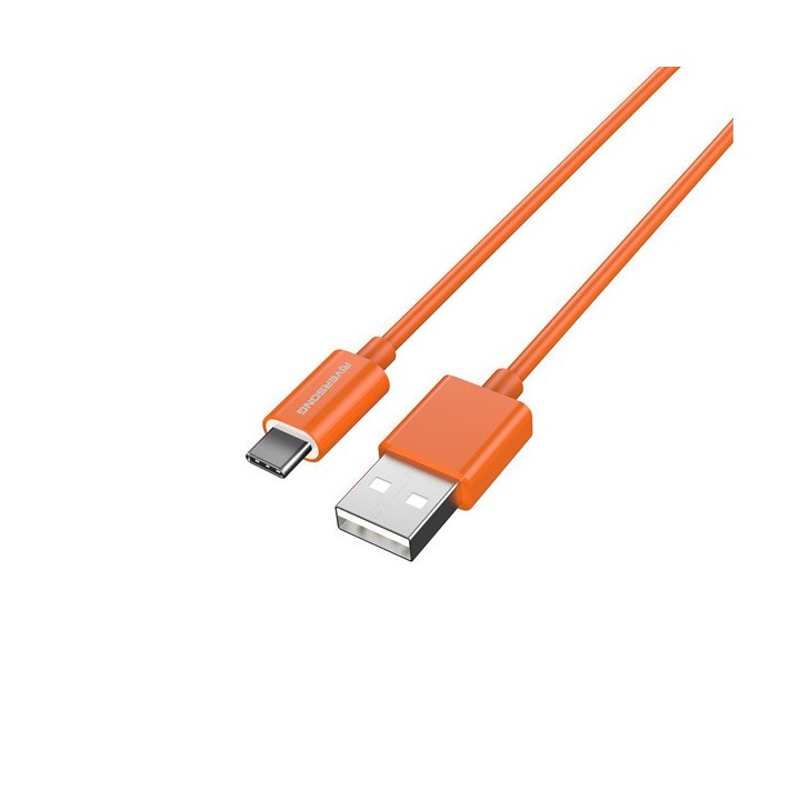Riversong Lotus 08 USB 2.0 Cable USB-C male - USB-A male Πορτοκαλί 1.2m (CT71O)