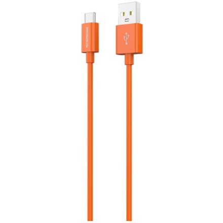 Riversong Lotus 08 USB 2.0 Cable USB-C male - USB-A male Πορτοκαλί 1.2m (CT71O)