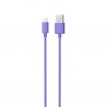 Riversong Lotus 08 USB 2.0 Cable USB-C male - Μωβ 1.2m (CT71PU)