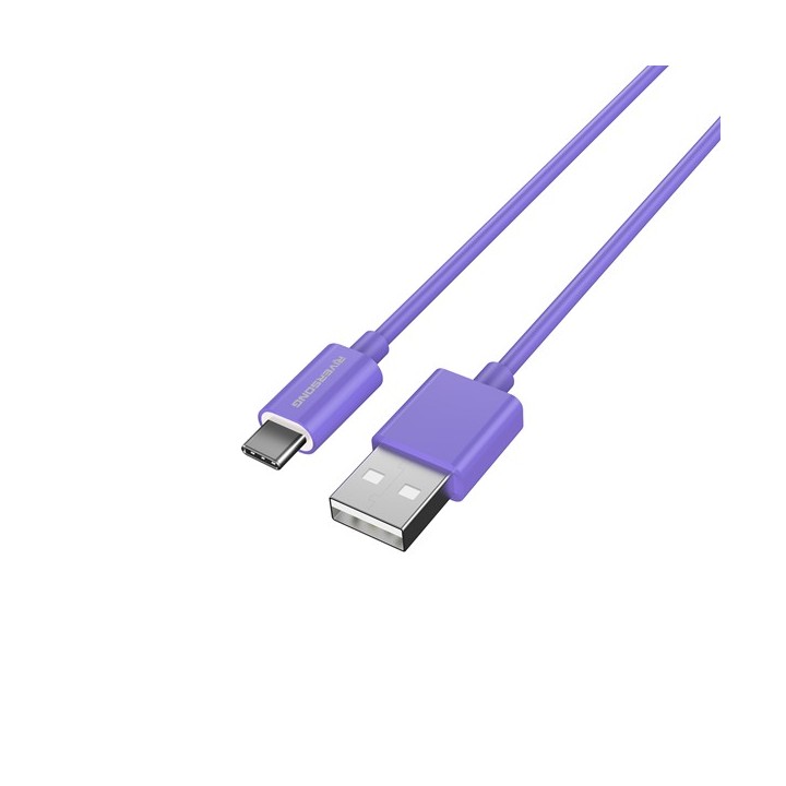 Riversong Lotus 08 USB 2.0 Cable USB-C male - Μωβ 1.2m (CT71PU)