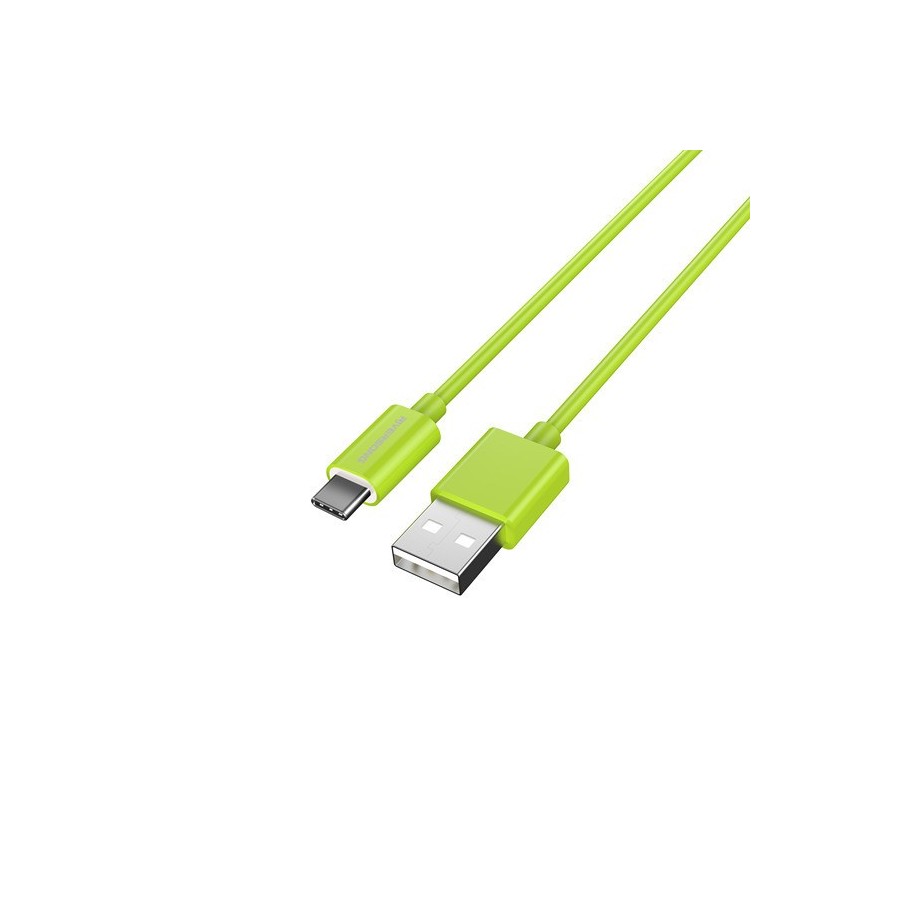 Riversong Lotus 08 USB 2.0 Cable USB-C male - USB-A male Πράσινο 1.2m (CT71G)