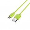 Riversong Lotus 08 USB 2.0 Cable USB-C male - USB-A male Πράσινο 1.2m (CT71G)