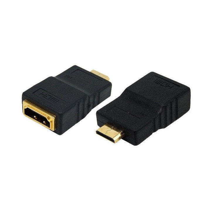 HDMI adaptor to mini HDMI Logilink AH0009-Μετατροπέας HDMI θηλυκο σε HDMI mini αρσ V1. 4 