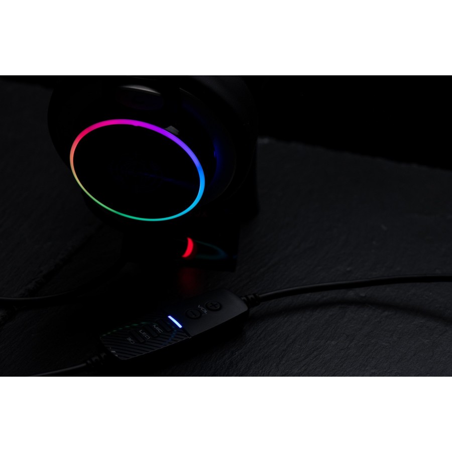 Zeroground Sokun HD-2800 RGB Over Ear Gaming Headset 7.1 με σύνδεση USB